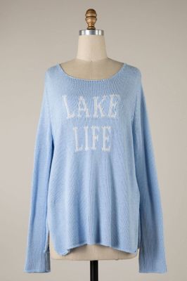 Lake Life Long Sleeve Knit Sweater