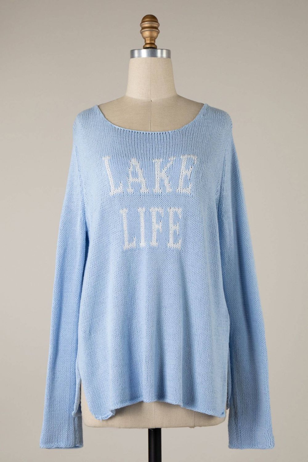 Lake Life Long Sleeve Knit Sweater