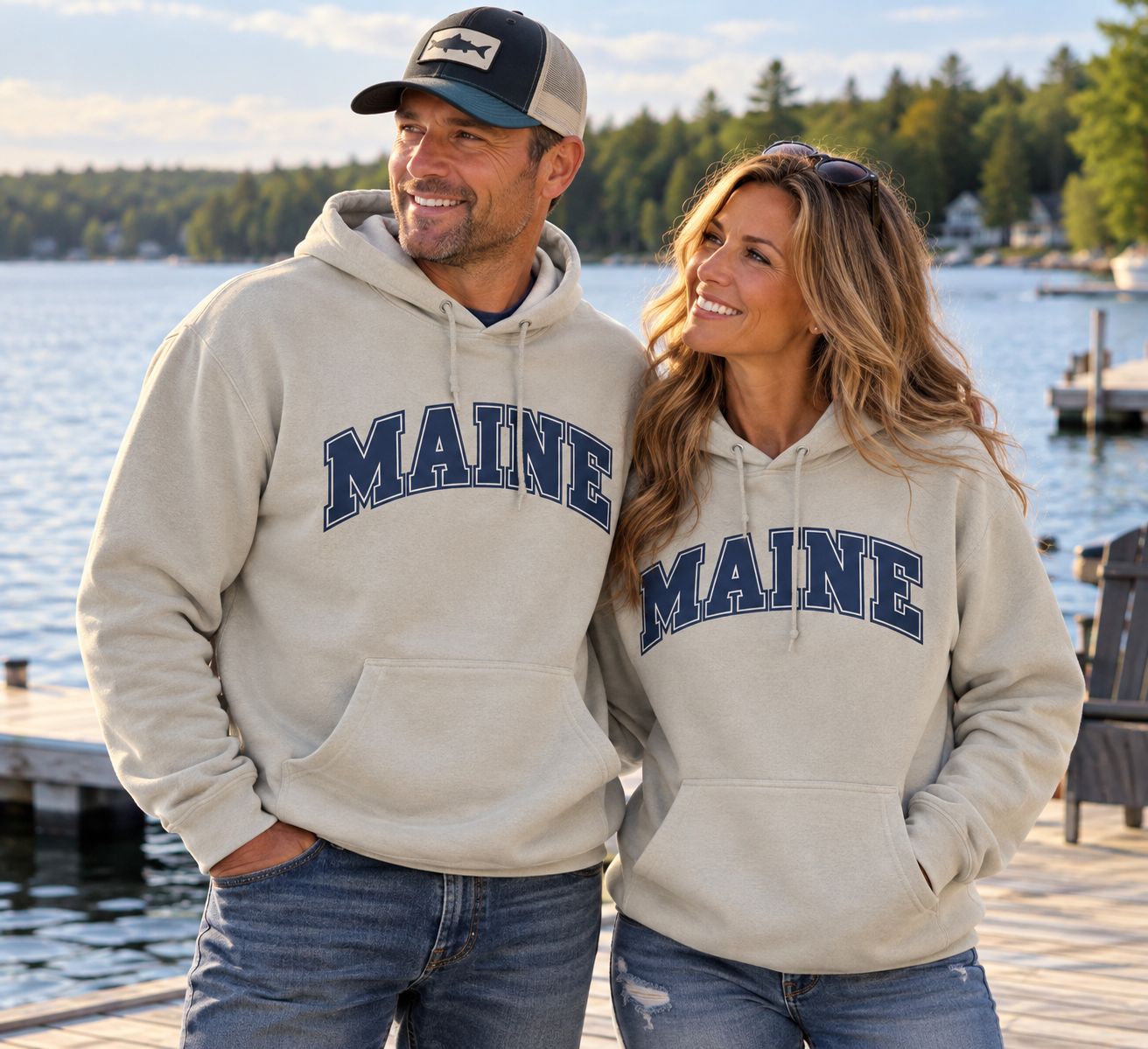 Collegiate Maine Sweatshirt