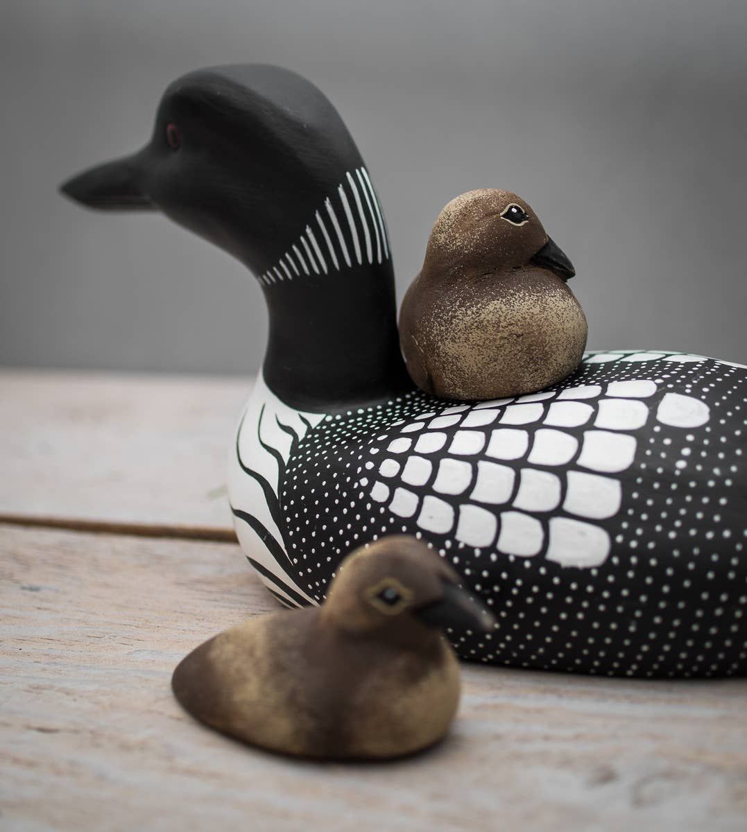 Loon Babies - Large Set/2 (Sits with Mommy Loon - Large)(1)
