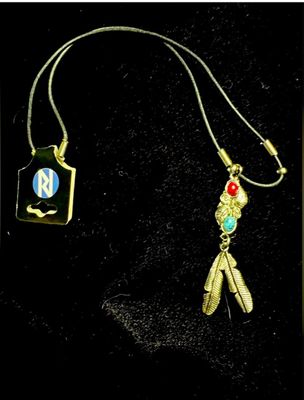 Native American sea air earth necklace