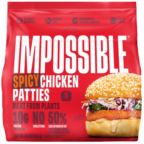 IMPOSSIBLE SPICY CHIKEN PATTIES