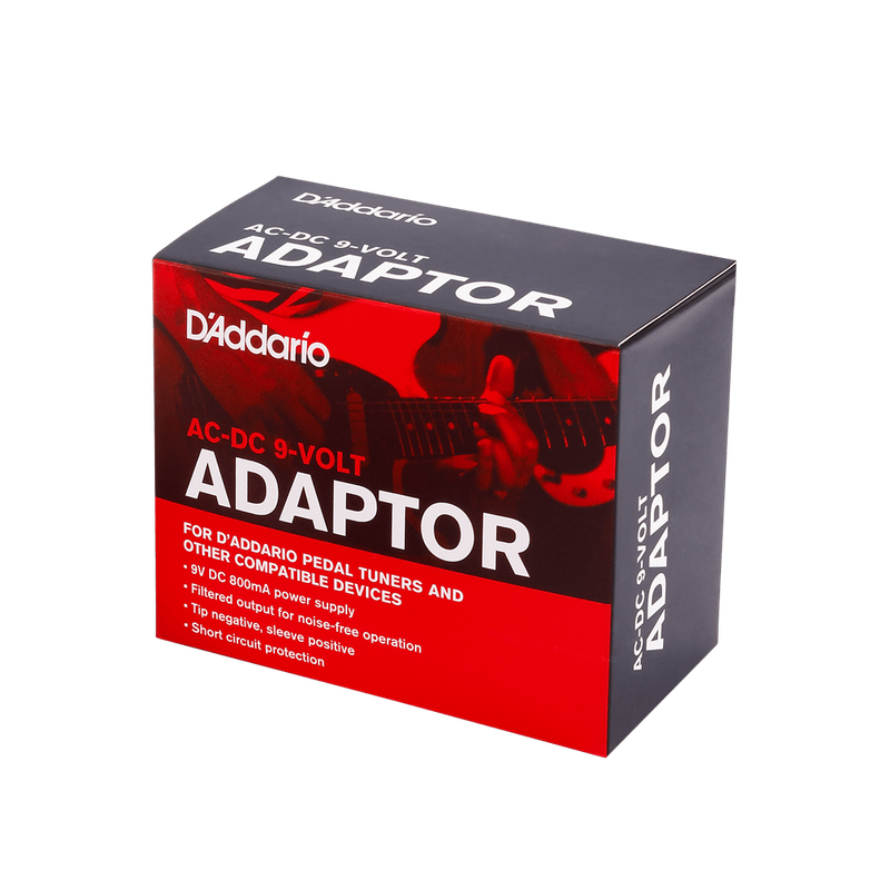 D'Addario 9 Volt DC Adapter Effects Pedal Power Supply