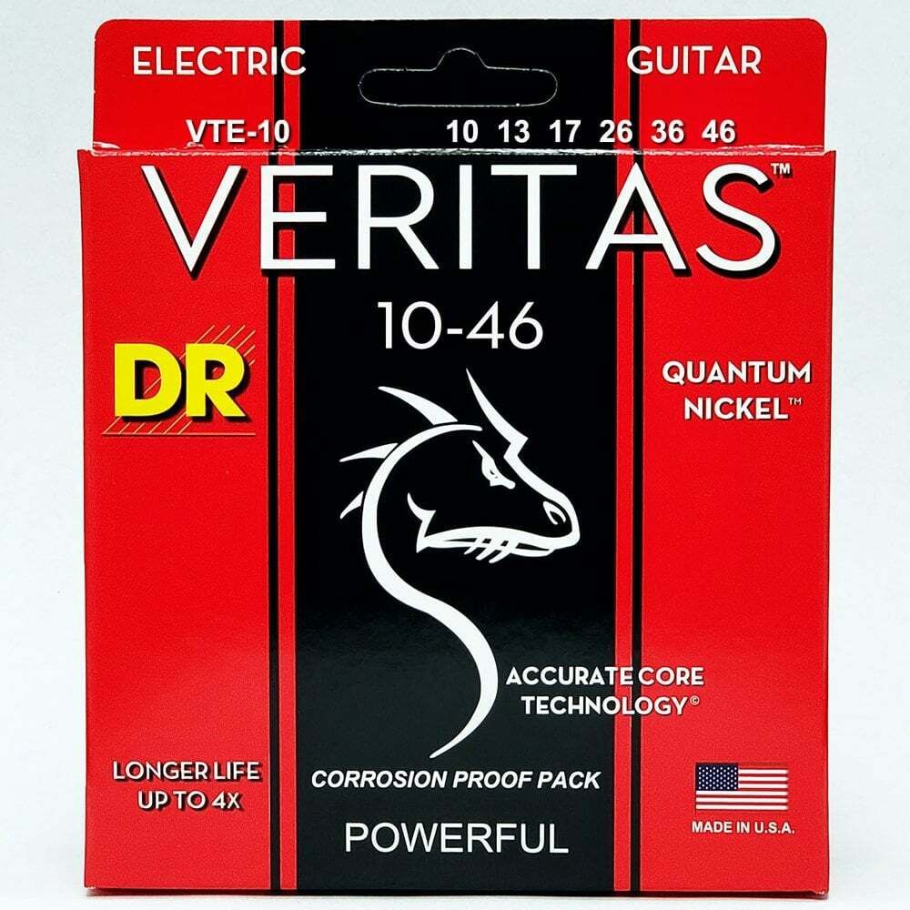 DR VTE-10 10-46 Medium Gauge Veritas Guitar Strings