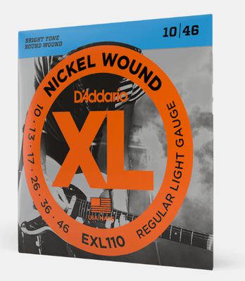 D'Addario EXL110 10-46 Regular Light Guitar Strings