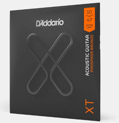 D'Addario XTAPB1047 10-47 Extra Light XT Acoustic Guitar Strings