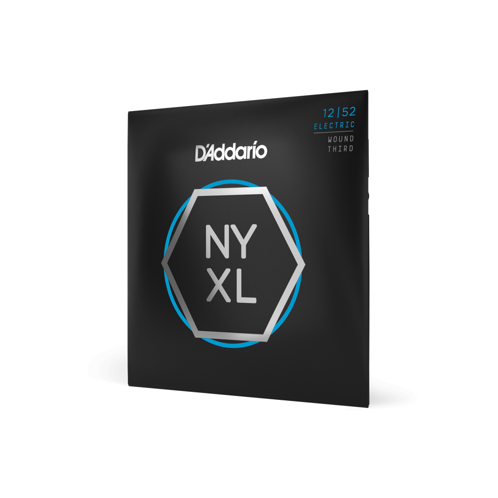 D'Addario NYXL1252 12-52 Jazz Light Wound Third NYXL Guitar Strings