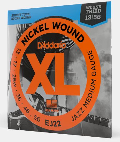 D'Addario EJ22 13-56 Jazz Medium Guitar Strings