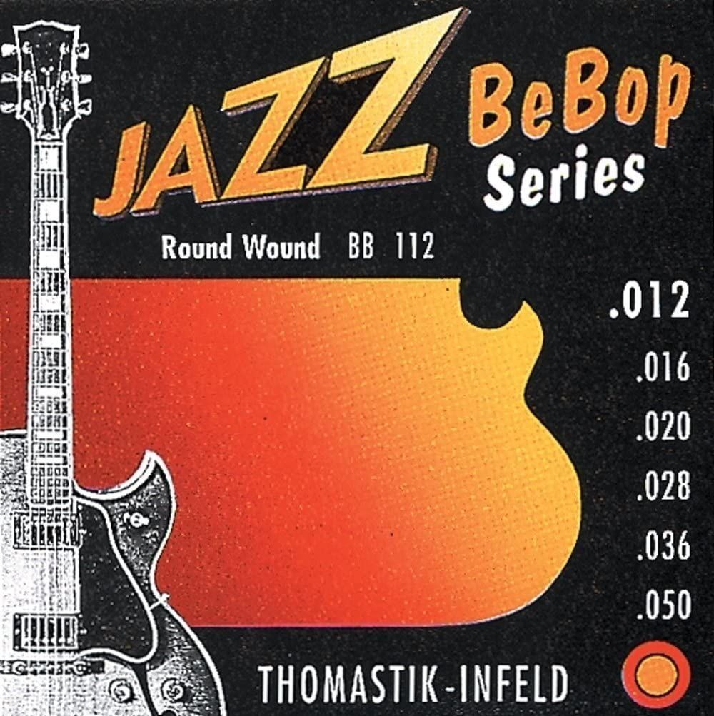 Thomastik BB112 12-50 Medium Gauge Jazz BeBop Roundwound Guitar Strings