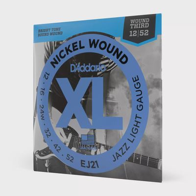 D'Addario EJ21 12-52 Jazz Light Guitar Strings