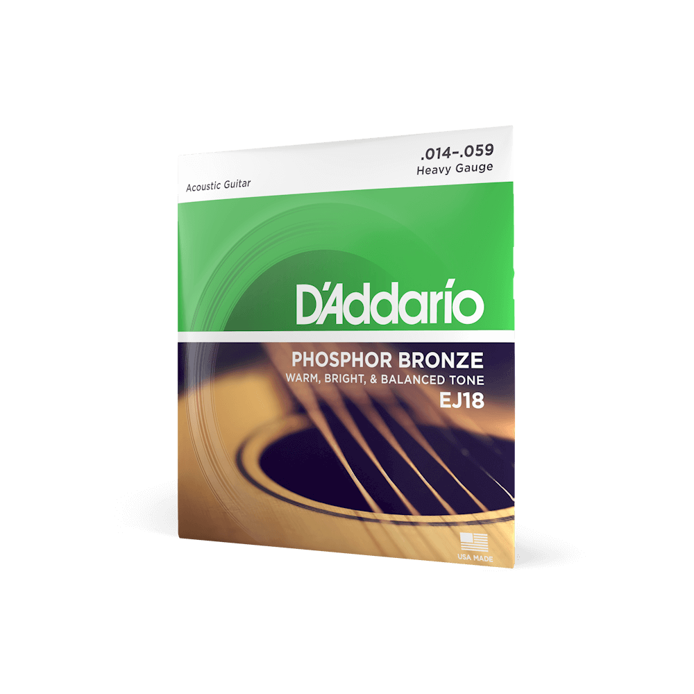 D'Addario EJ18 14-59 Heavy Gauge Acoustic Guitar Strings