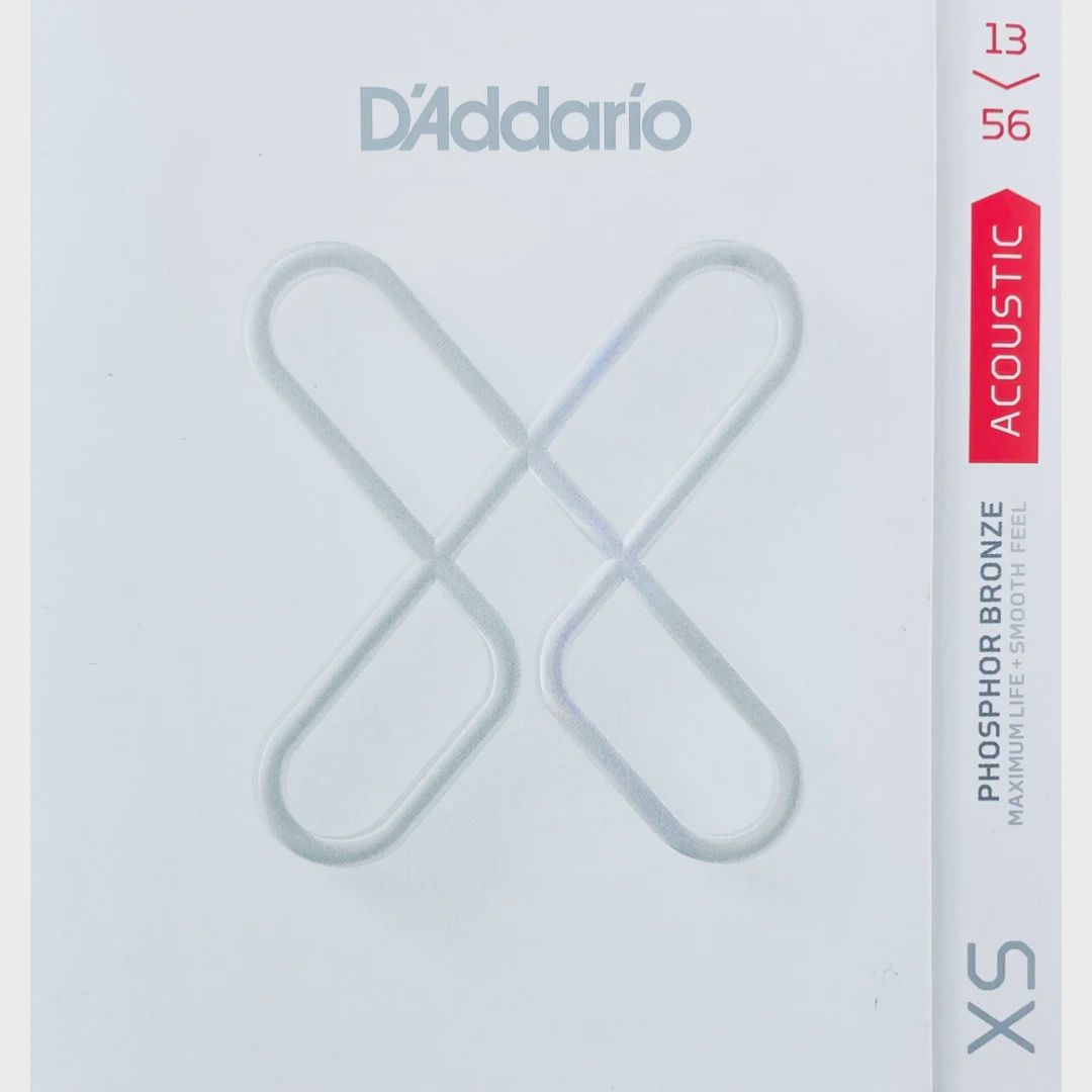 D'Addario XSAPB1356 13-56 Medium Gauge XS Acoustic Guitar Strings