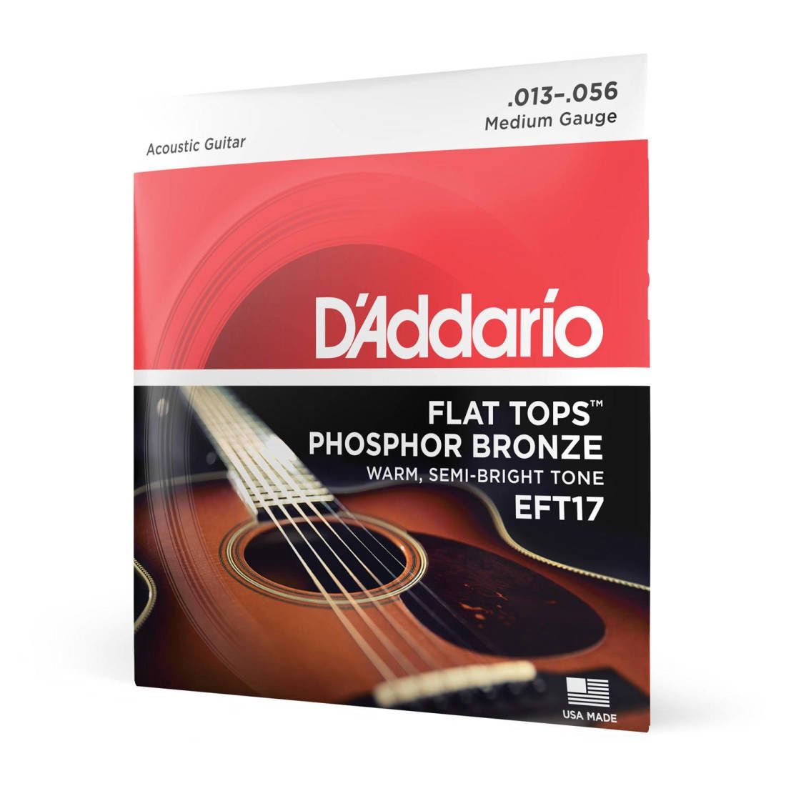 D'Addario EFT17 13-56 Medium Gauge Flat Top Acoustic Guitar Strings