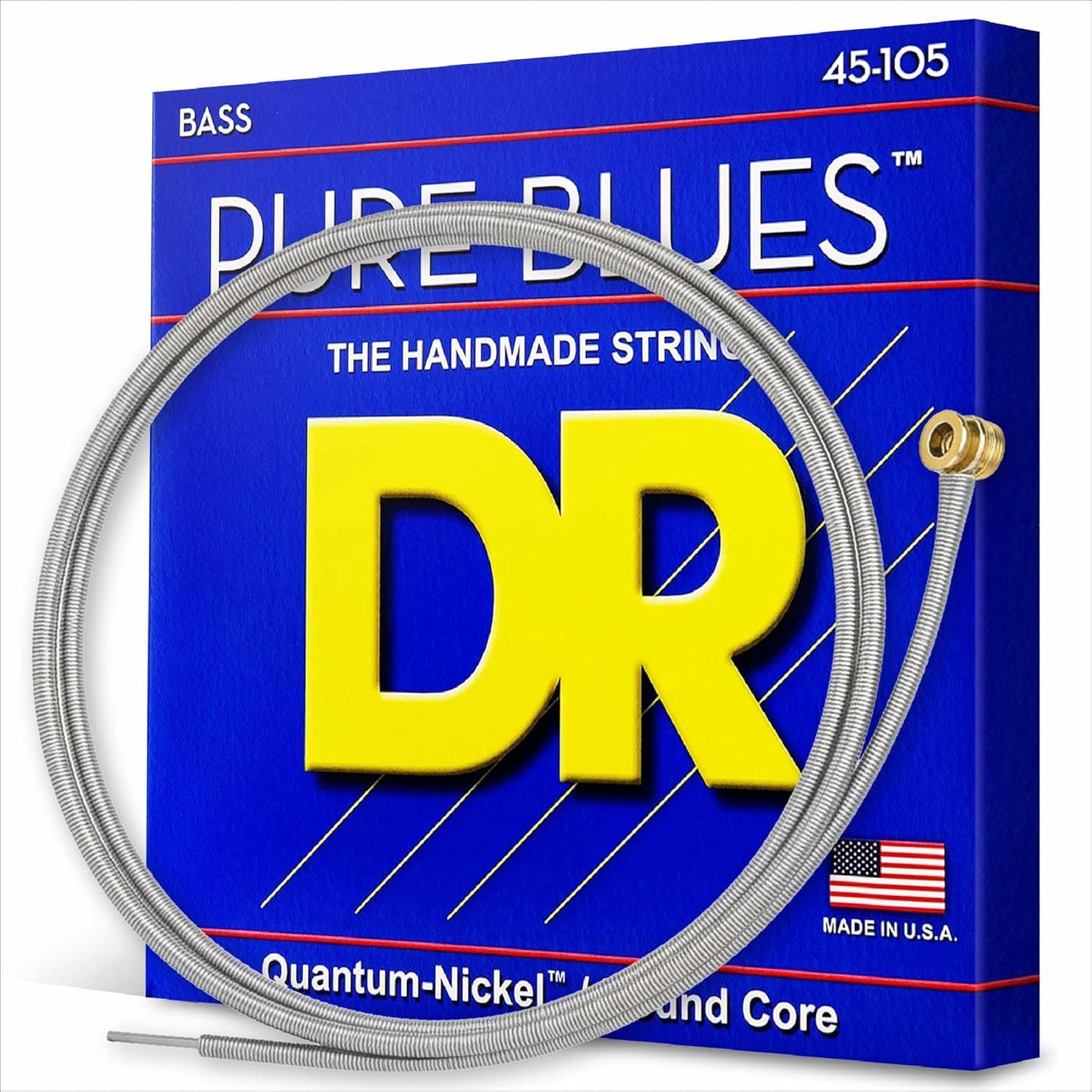 DR PB-45 45-105 Medium Gauge Pure Blues Bass Strings