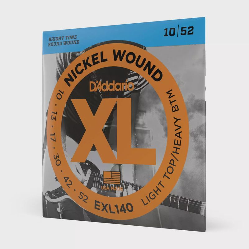 D'Addario EXL140 10-52 Light Top/Heavy Bottom Guitar Strings