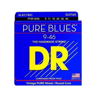 DR PHR-9/46 9-46 Light to Medium Gauge Pure Blues Guitar Strings