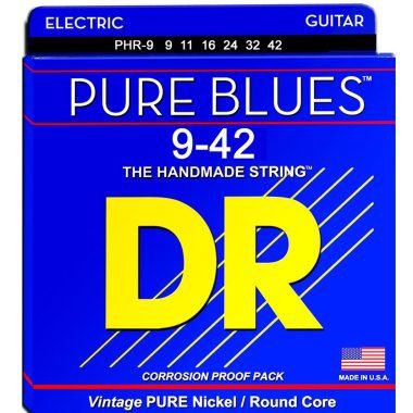 DR PHR-9 9-42 Light Gauge Pure Blues Guitar Strings