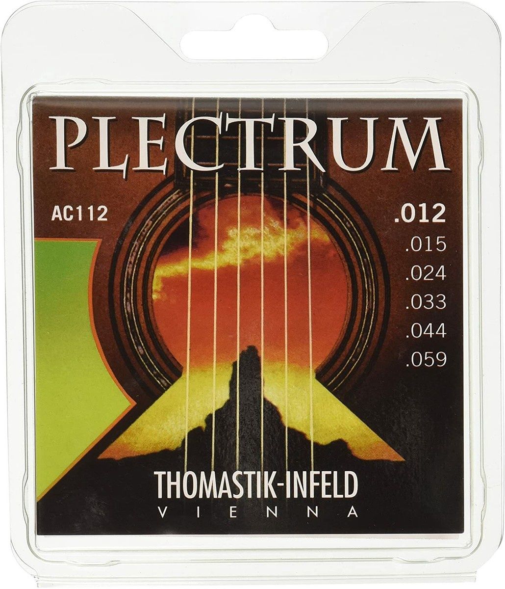 Thomastik AC112 12-59 Medium/Light Plectrum Acoustic Guitar Strings
