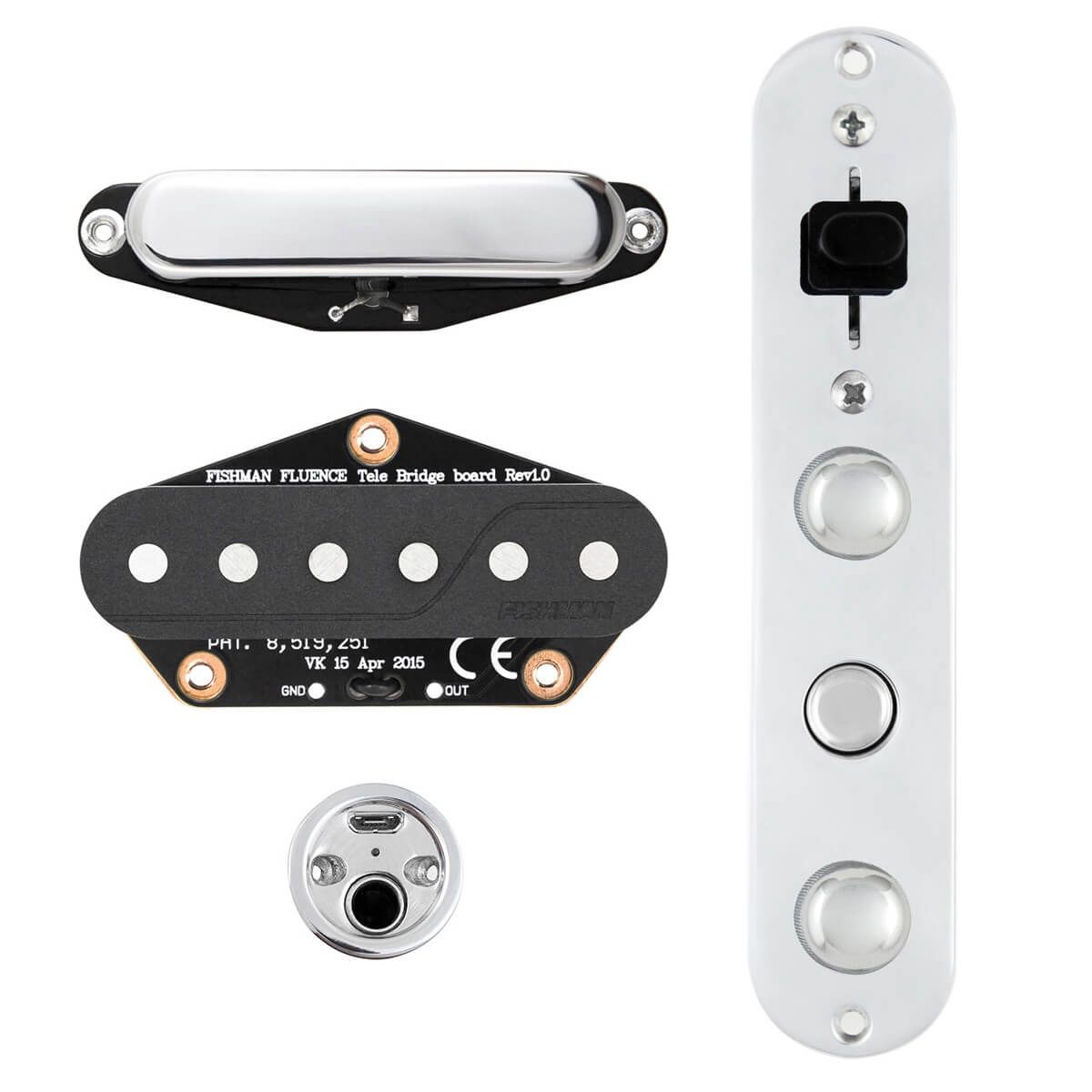 Fishman Fluence Greg Koch Gristle-Tone Signature Series Telecaster 6-String Pickup Set