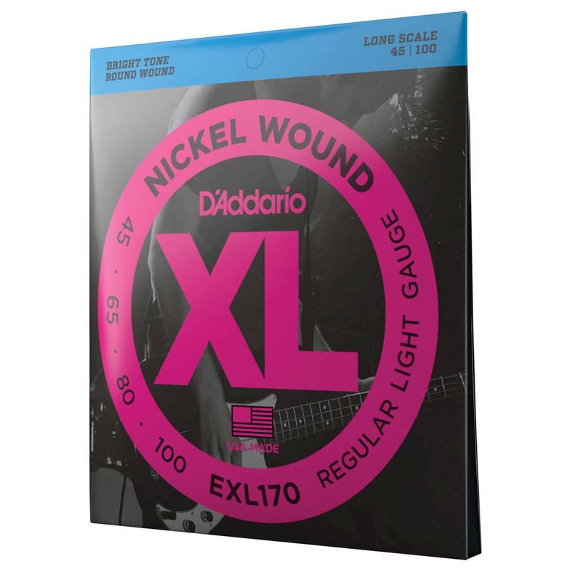 D'Addario EXL170 45-100 Regular Light Gauge Bass Strings
