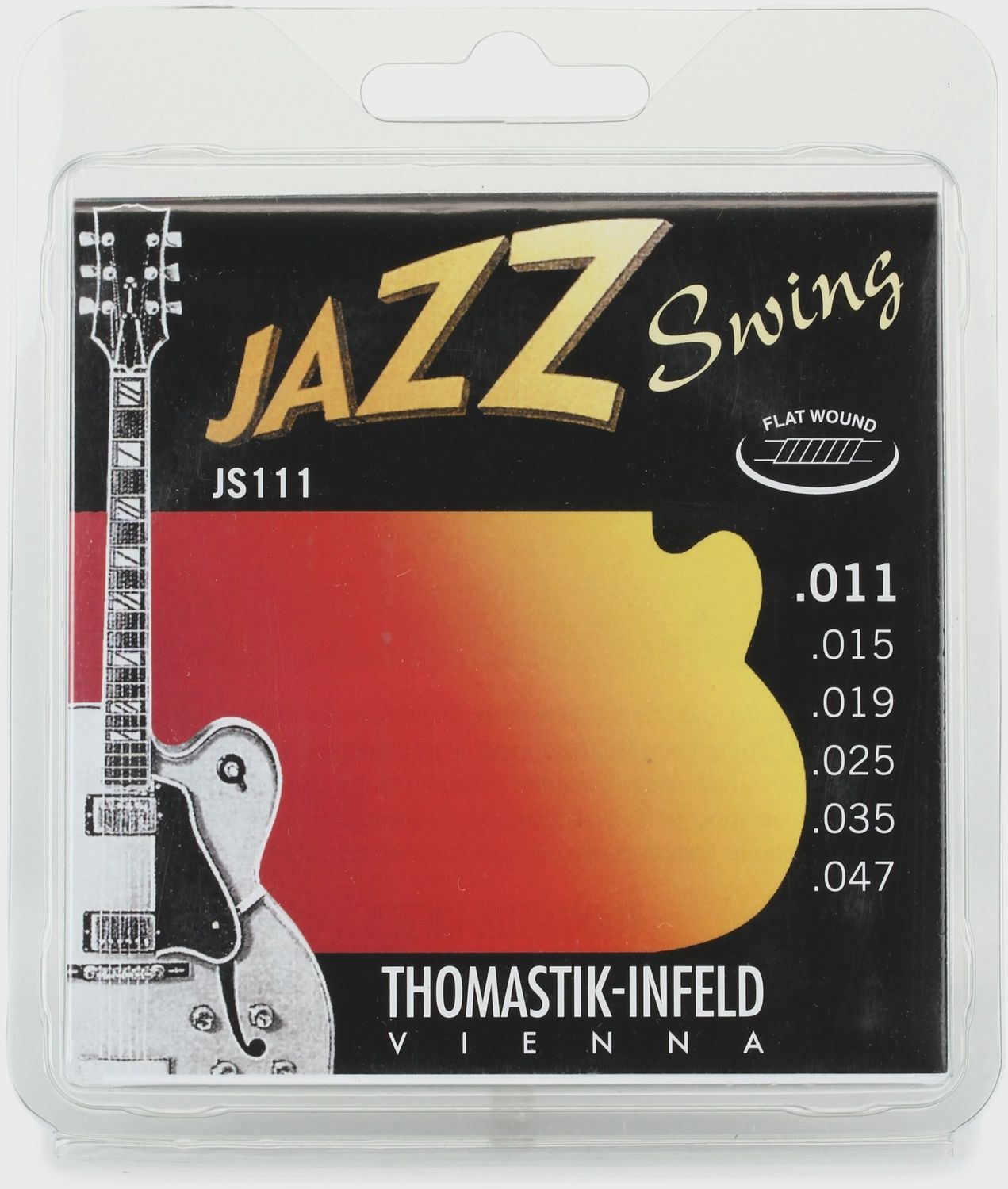 Thomastik JS111 11-47 Light Gauge Jazz Swing Flatwound Guitar Strings