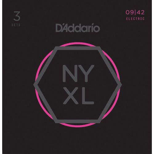 D'Addario NYXL0942-3P Super Light NYXL Guitar Strings 3-Pack