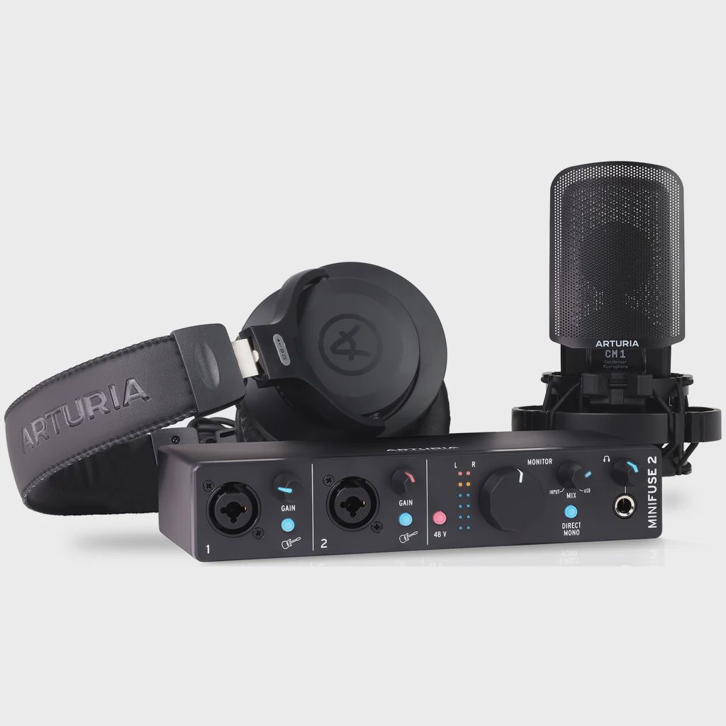 Arturia MiniFuse 2 Recording Pack - Black