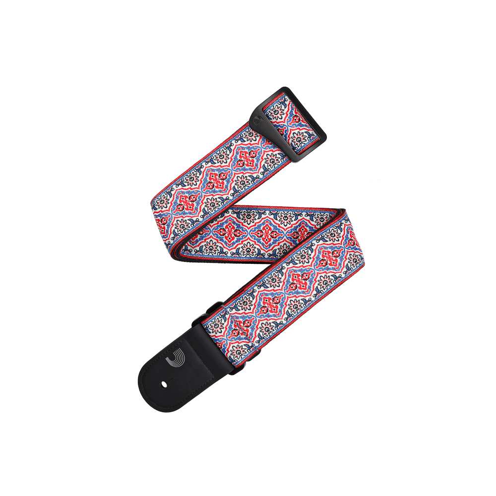 D'Addario ECO GUITAR STRAPS Persian Woven, White