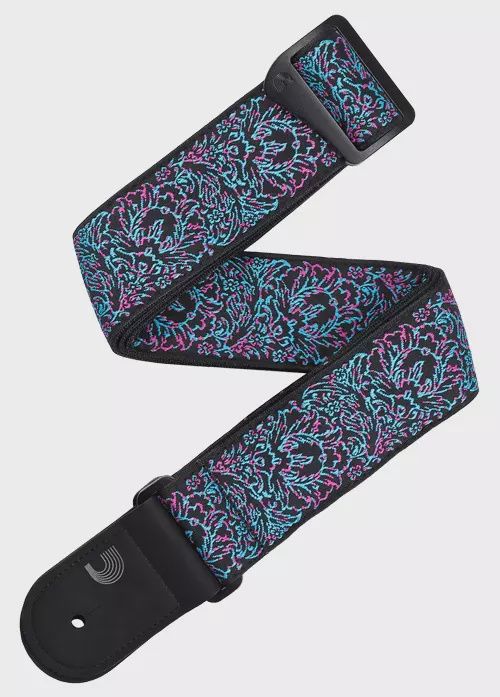 D'Addario ECO GUITAR STRAPS Outrun Woven, Glitch