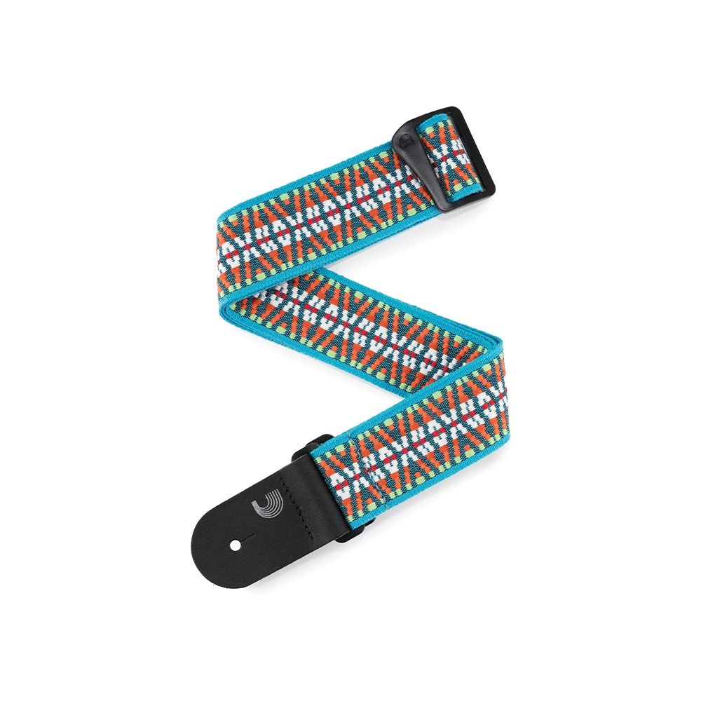 D'Addario NYLON WOVEN GUITAR STRAP Sunset Hootenanny