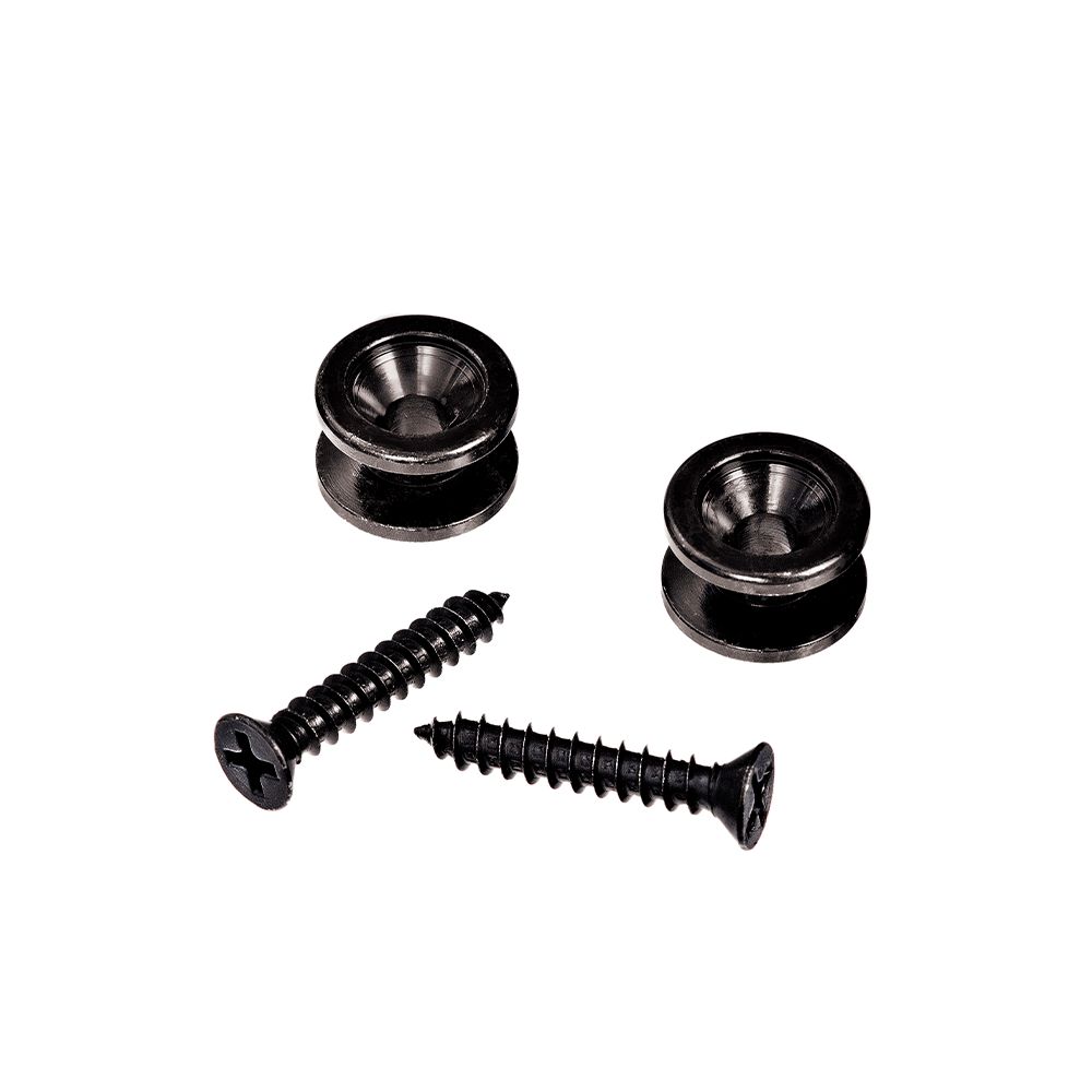 D'Addario Brass Strap Pins - Black