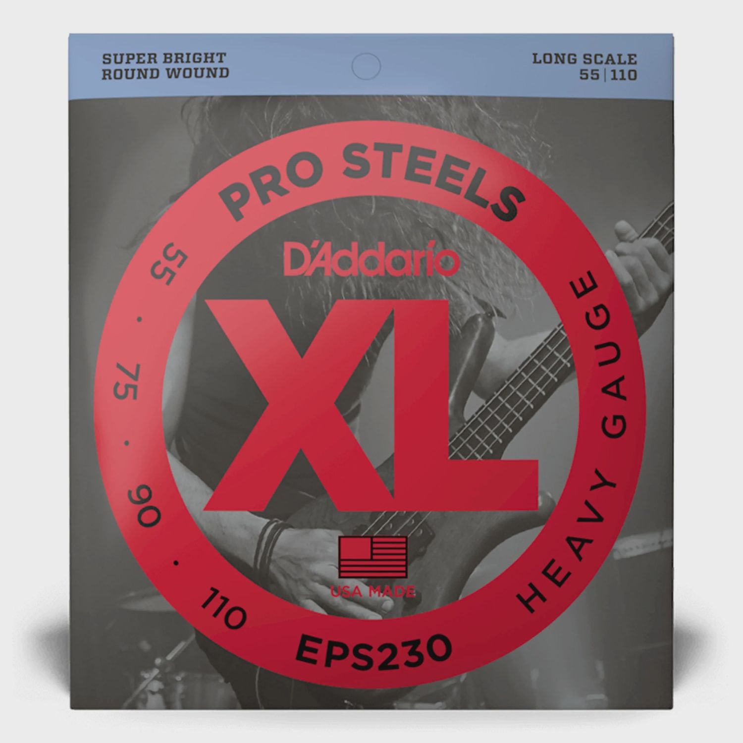 D'Addario EPS230 55-110 Heavy Gauge Pro Steel Bass Strings