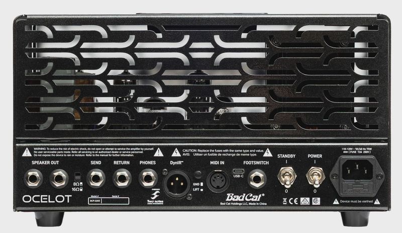 Bad Cat Ocelot 20w Lunchbox Head w/ Two Notes Loadbox