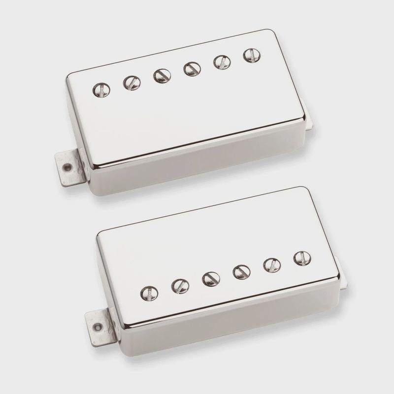 Seymour Duncan Legendary Hot Rodded Humbucker Set - Nickel Cover - Regular Spacing