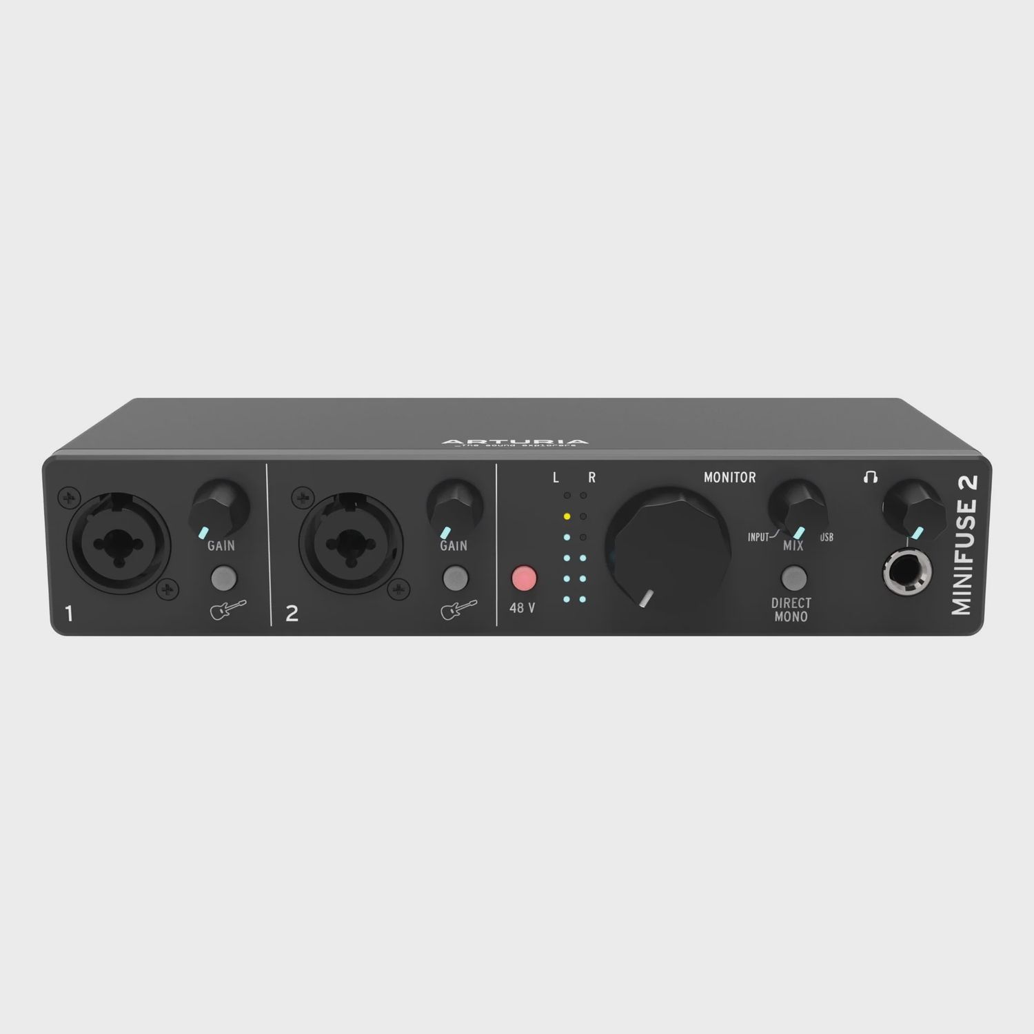Arturia MiniFuse 2 Compact USB Audio Interface - Black