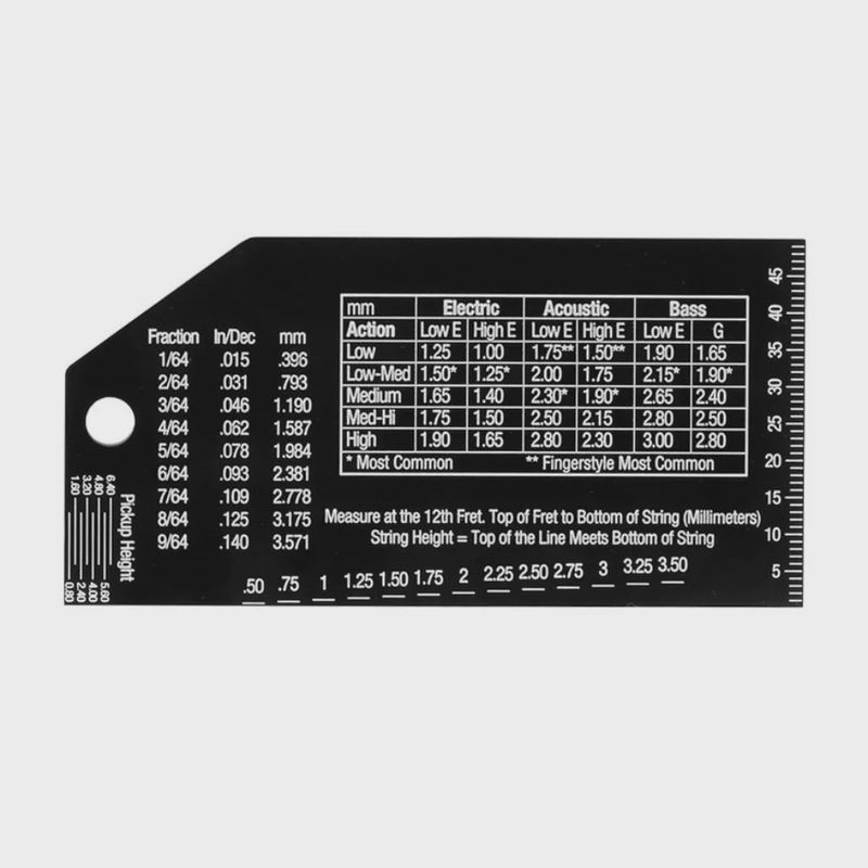 MusicNomad Precision String Action Gauge