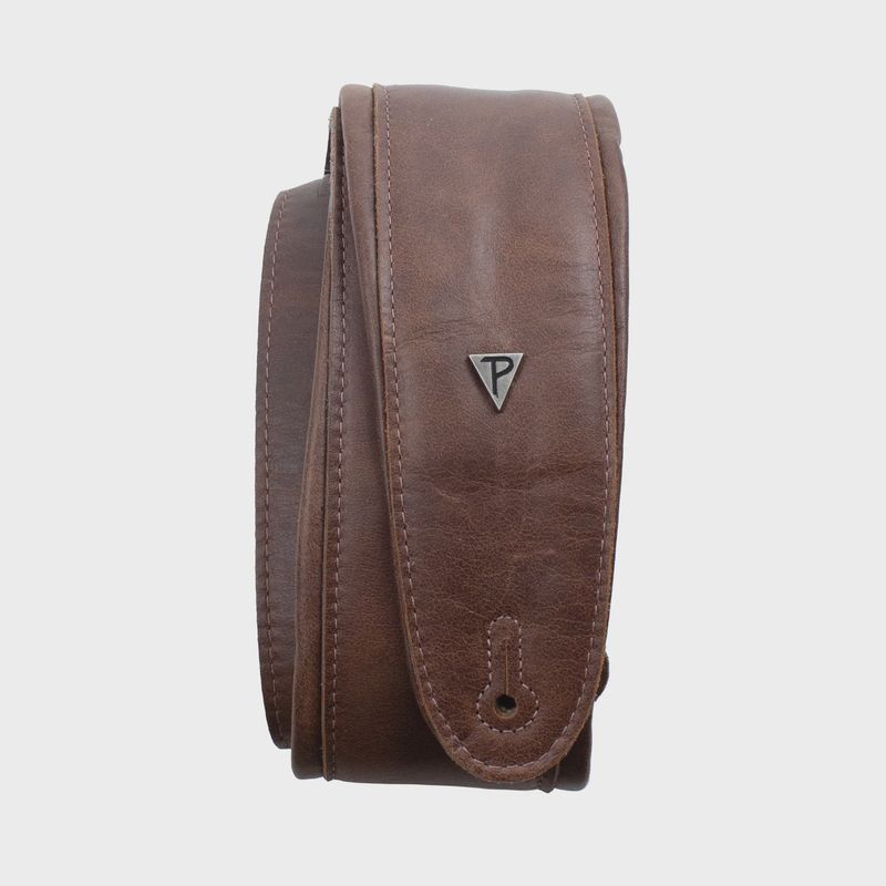 Perri's Padded Leather Guitar Strap - Brown