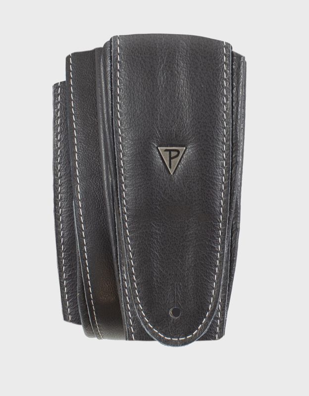 Perri's  Padded Leather Guitar Strap - Black
