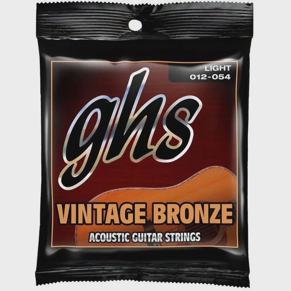 GHS VN-L 12-54 Vintage Bronze Acoustic Guitar Strings