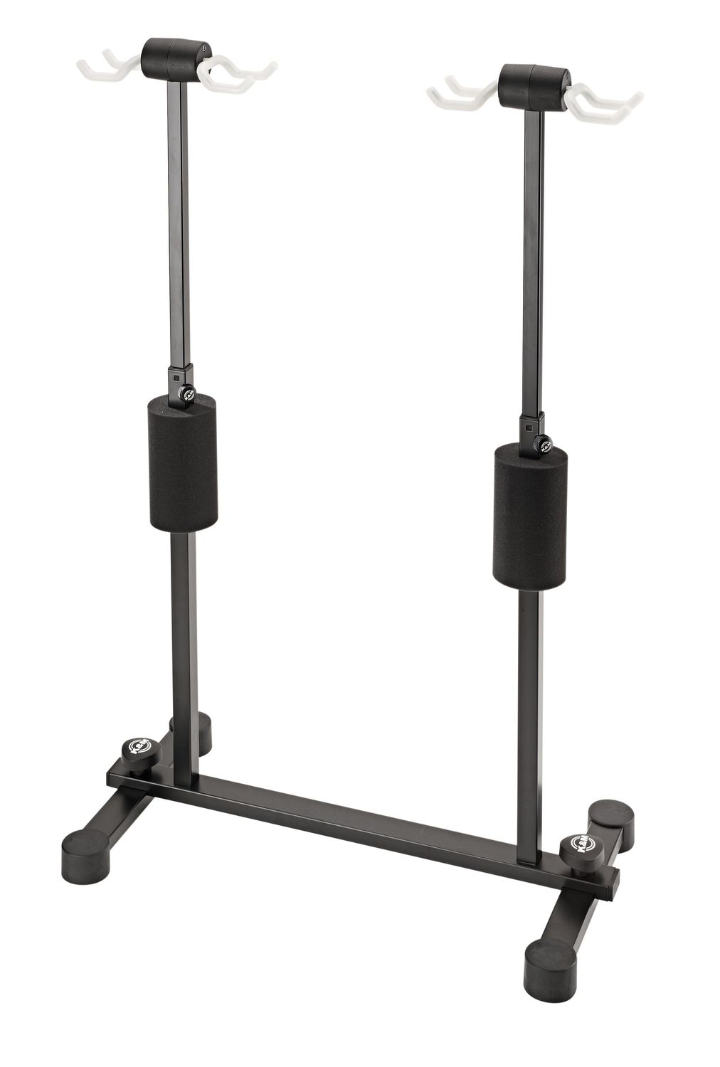 K&amp;M Roadie 4-Guitar Stand for Acoustic/Electric - Black