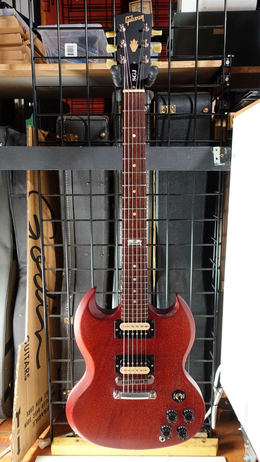 2014 Gibson SGJ Worn Cherry 120th Anniversary Edition w/ Gibson Sleeve
