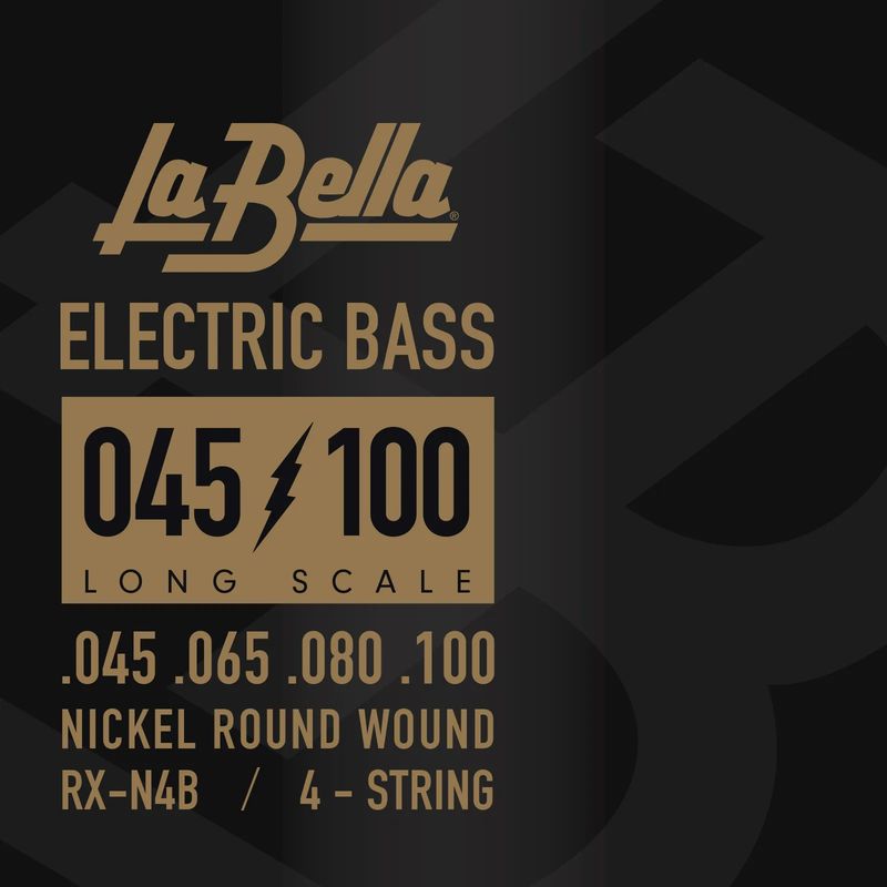 Labella RX-N4B Bass Rx Series, Nickel, 4-String 45-65-80-100