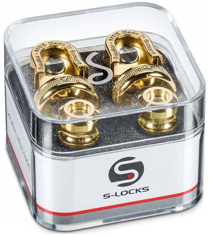 Schaller 14010501 S-Locks Strap Locks System - Gold