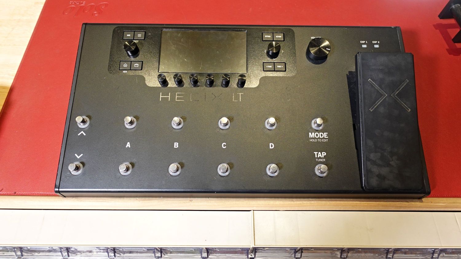 USED Line 6 Helix LT Digital Modeler w/ Pedaltrain Carry Case