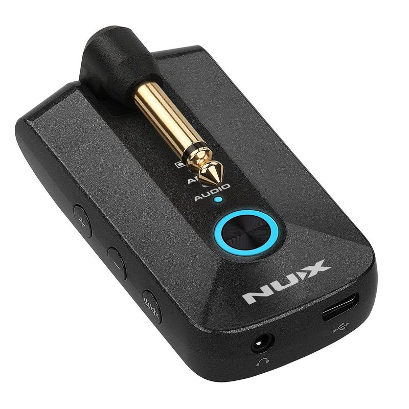 NUX Mighty Plug Pro - Guitar &amp; Bass Modeling Pro Headphone Amplug With Bluetooth