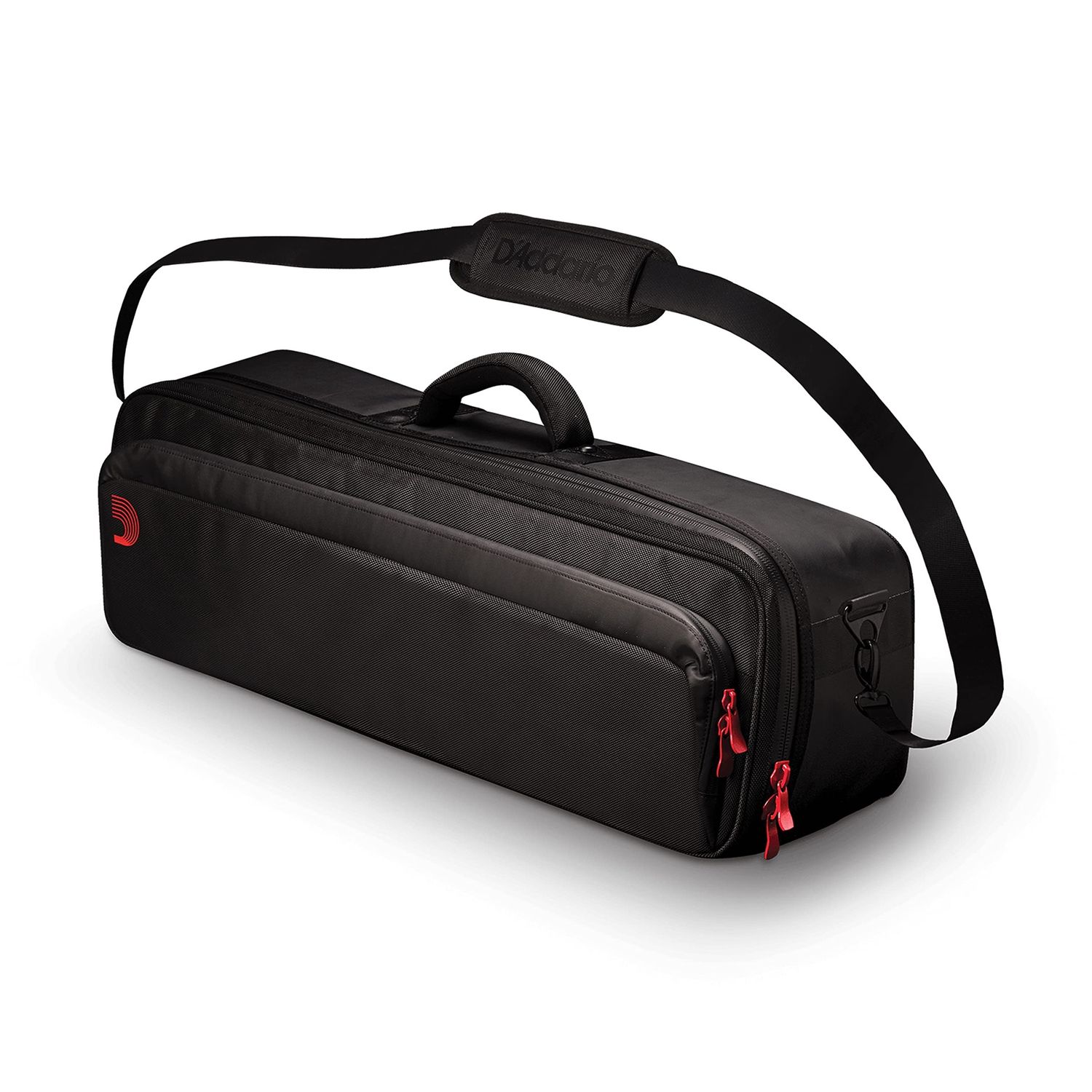 D'Addario XPND Backline Transporters Single Row Pedalboard Transporter Case