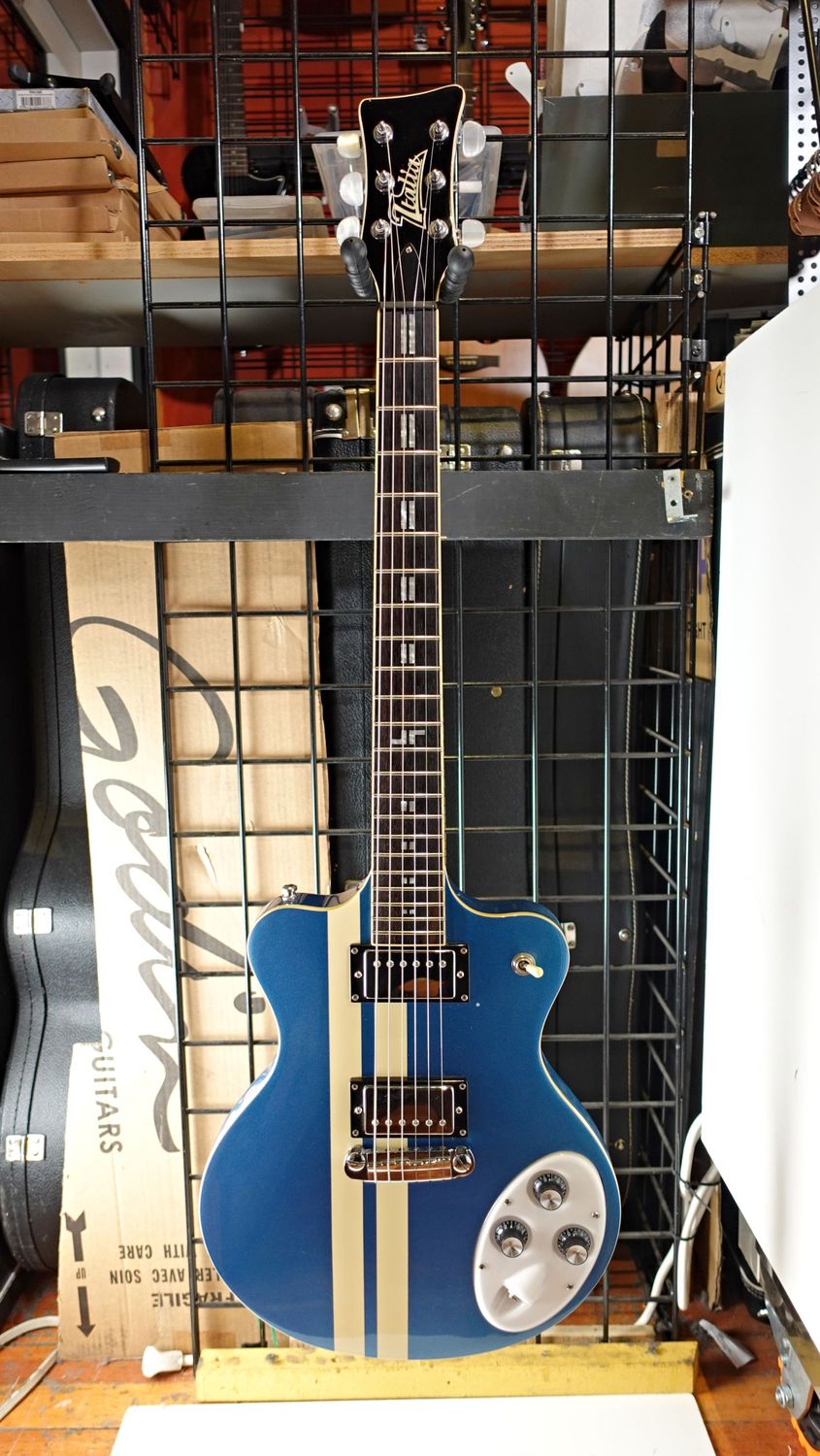 Italia Maranello Speedster II Blue w/ White Stripe - No Case