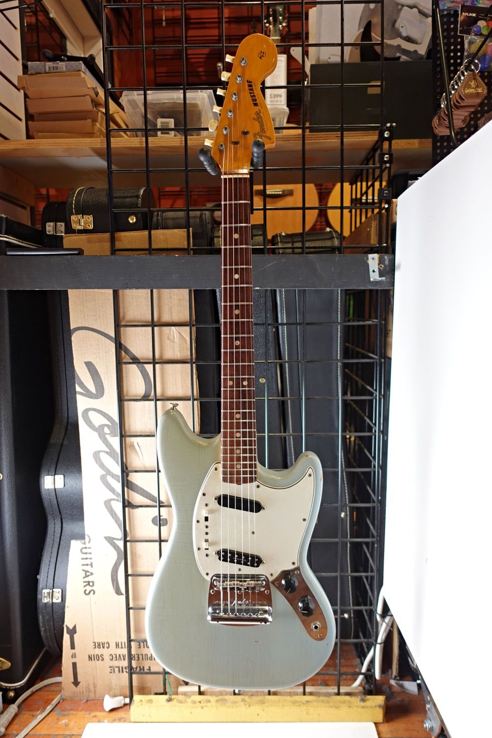 1966 Fender Mustang Daphne Blue w/ HSC