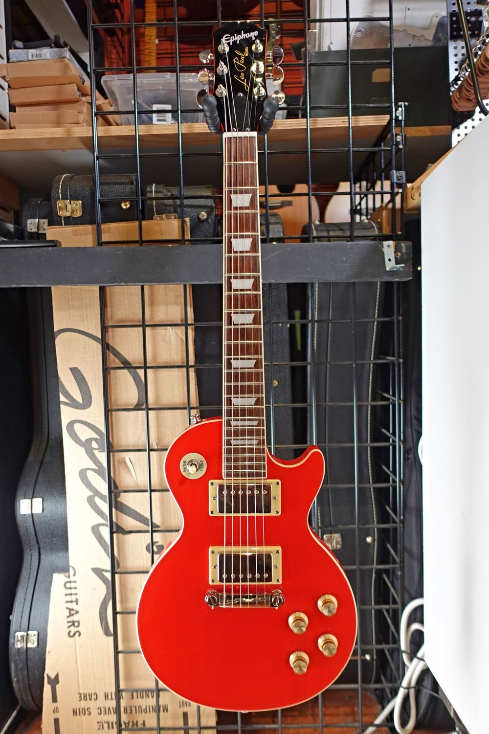 Epiphone Power Players Les Paul - 3/4 Scale Guitar - Lava Red w/ Original Gigbag