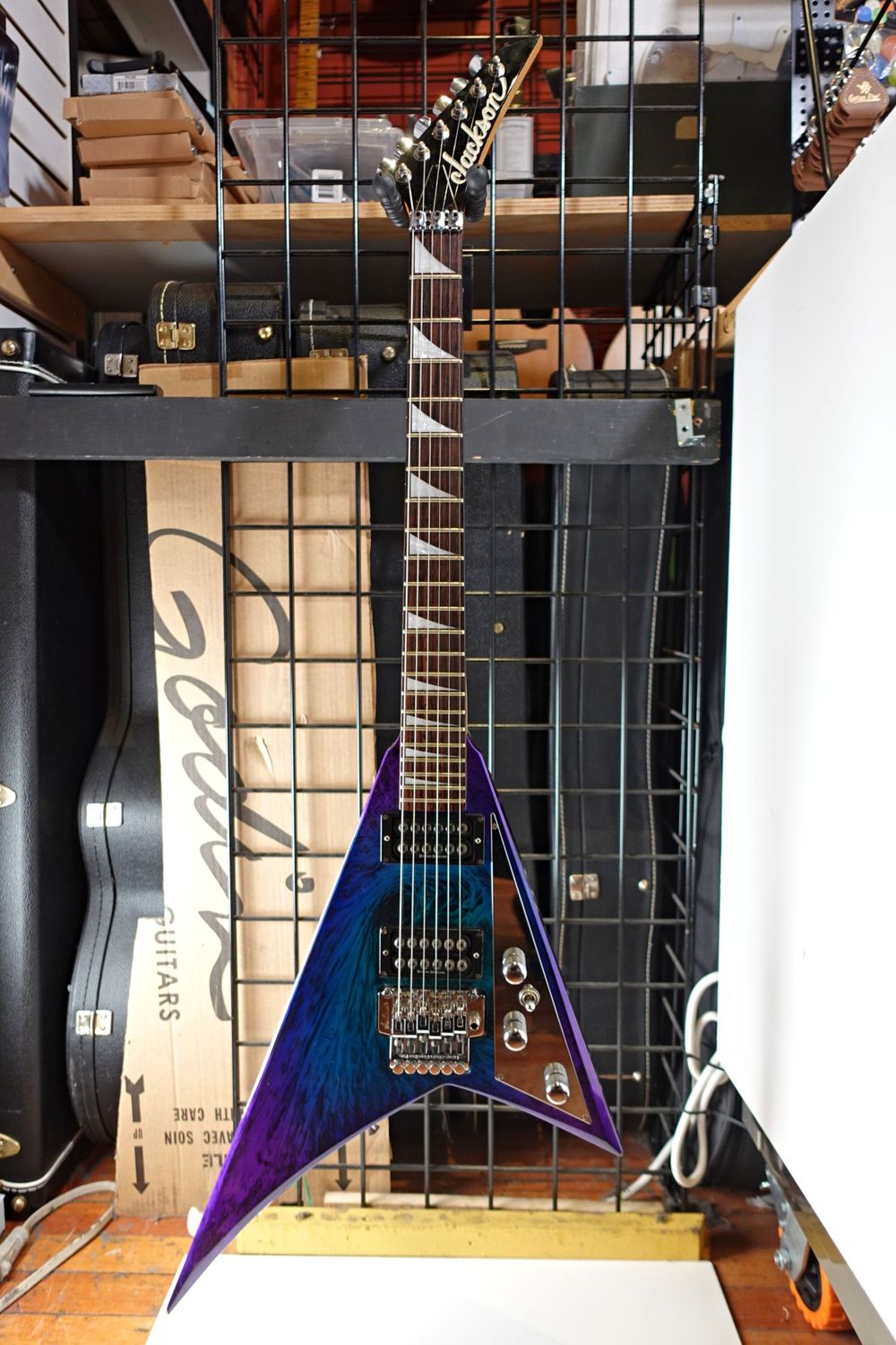1996 Jackson RR3 Eerie Dess Swirl w/ Gator Extreme HSC